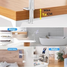 90 Cm Akrobat Esnek Tablet Ve Telefon Tutucu Stand Beyaz