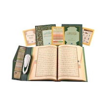 Kuran Okuyan Kalem Seti (Yeşil, Rahle Boy, Karton Kutulu)