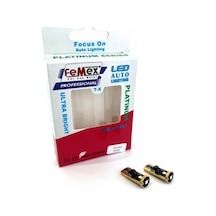 Femex Ampul Platinum Kırmızı T10 3smd Chipset Led Aktif Canbus