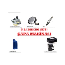 Dalaz, Fırtına Ftn-310 Benzinli 6.5 Hp Çapa Makinesi Uyumlu Bakım Seti 5'li Karbüratör,filtre,buji,1 Lt Yag