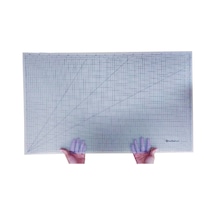 A1 Büyük Boy Şeffaf Transparent Kesim Tablası Cutting Mat 60X90Cm