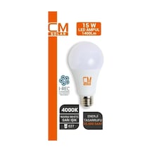 10'lu 15w Led Ampul Seti E27 Duy, 4000k Gün Işığı, Yüksek Aydınlatma & Enerji Tasarruflu Diğer