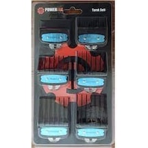 Powertec Tarak Seti Siyah 6'lı
