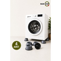 Mainshop 4 Adet Çamaşır Ve Kurutma Makinesi Yükseltici Titreşim Engelleyici Ayak Stoperi M-541 Çok renkli