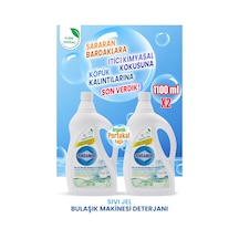 %100 Doğal Bitkisel Sıvı Jel Bulaşık Makinesi Deterjanı-2 X 1100 Ml