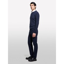 Sisley Streç Pamuklu Logo Detaylı Slim Fit Chino Pantolon Erkek Lacivert Pantolon - 325p4wossf053 Sisley Streç Pamuklu Logo Detaylı Slim Fit Chino Pantolon Erkek Lacivert Pantolon - 325p4wossf053