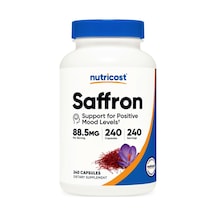 Nutricost Saffron Extract 88.5mg, 240 Capsules.abd Menşei