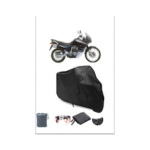 Siyah Honda Xl 600 Transalp Su Geçirmez Dayanıklı Motosiklet Örtüsü