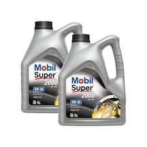 Mobil Super 2000 XE C2 5W-30 Motor Yağı 2 x 4 L