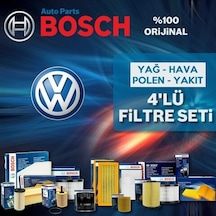 Vw Caddy 1.6 Tdi Bosch  Filtre Bakım Seti 2010-2015 (505595160)