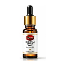 Hindistan Cevizi Yağı 20 Ml Doğal Bitkisel Bakım Yağı Cilt Ve Saç İçin Nemlendirici