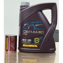 Mannol Üretimli Ceramic Katkılı Motor Yağ Ve Motor Yağı Motor İç Temizleyici Katkısı