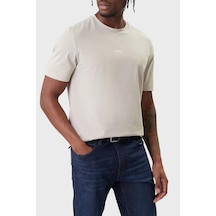 Boss Erkek T Shirt 50473278 070 Gri Gri