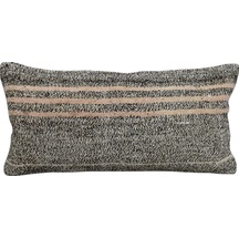 Zehra Abla Halı Yeni El Dokuma Dekoratif Lumbar Kilim Kırlent Yastık Kılıfı 6618 Çok Renkli