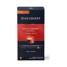 Davidoff Rich Aroma Espresso 10'lu Kapsül Kahve Nespresso Uyumlu