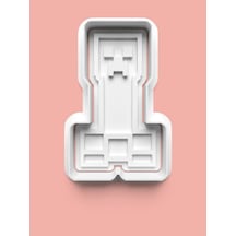 Minecraft Figürü Kurabiye Kalıbı Ve Şeker Hamuru Kalıbı 0301-1