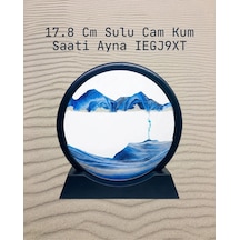 17.8 Cm Sulu Cam Kum Saati Ayna Iegj9xt