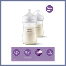Bezos Doğal Tepkili Natural Response Pp 2'li Biberon Seti 260 Ml 1+ Ay Dlra