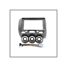Govimaks Honda Jazz / Cıty 2002-2008 Uyumlu 9" Füme Androıd Multimedya Çerçevesi - Soket