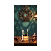 Cami Temalı Işıklı İslami Dekor Ramazan Ayına Özel Aydınlatma Cami - 835880854