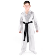 Unisex Çocuk Beyaz Karate Kostümü Çocuk Karate Kıyafeti