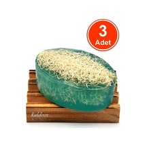 Kabak Lifli El Yapımı Doğal Okyanus Sabunu 120 G x 3 Adet