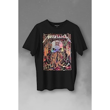Metallica Music Poster Rock Metal Baskılı Tişört Unisex T-shirt 001