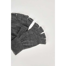 Antrasit Unisex Triko Kesik Eldiven 001