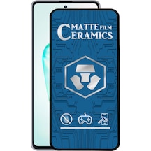 Samsung Uyumlu Galaxy A81 Tam Kaplayan Mat Seramik Nano Esnek Ekran Koruyucu