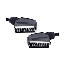 Scart 1.2 Metre 8MM Tırnaklı Tv Scart Kablo