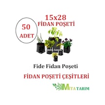 Fidan Poşeti,15X28, Fidan Torbası, 50 Adet, Fidan Poşeti Fiyatı