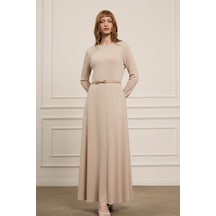 Ftz Women Kadın Elbise Beige 31073 Beige