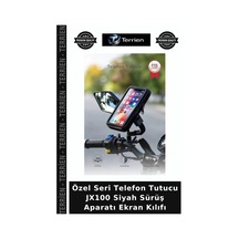 Özel Seri Telefon Tutucu Jx100 Siyah Sürüş Aparatı Ekran Kılıfı