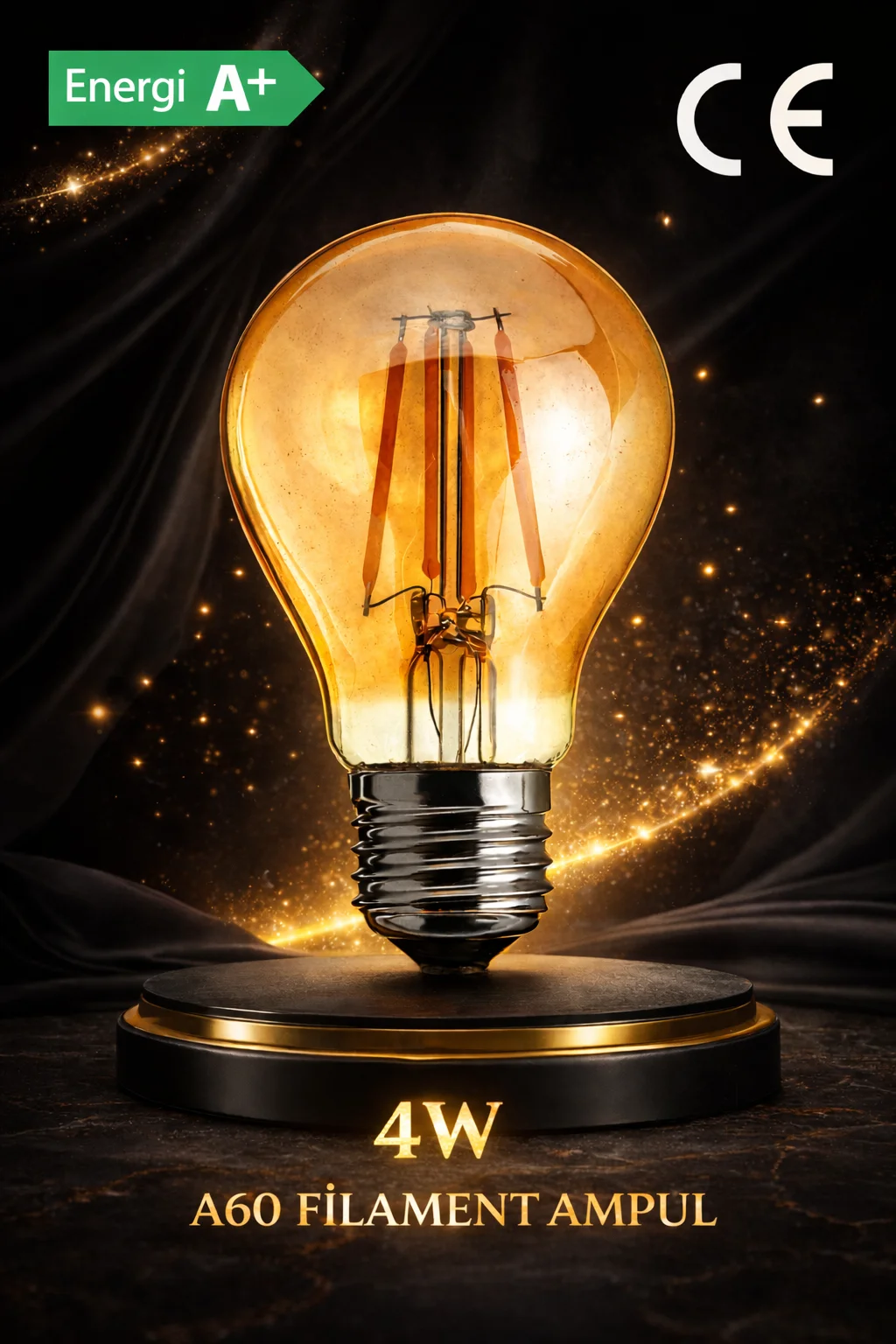 Lumıxa 4w 2700k Rustik Ampul Amber 5 Adet