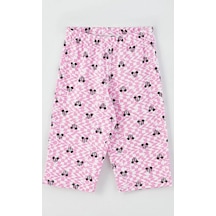 2131 Mickey Mouse Baskılı Pijama Altı Pembe
