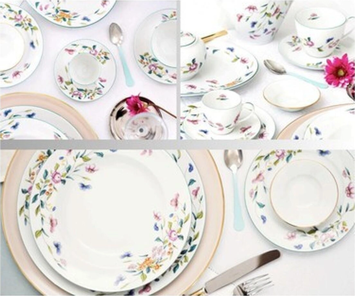 Porcel Florence 54 Parça Yemek Takımı Süt Beyazı