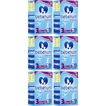 Bebehum 3 No Bebek Sütü 9-12 Ay 800 Gr X 6 Adet