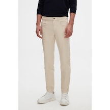 Ds Damat Comfort Fit Ekru Düz Jean Kot Beş Cepli Yıkamalı Denim Pantolon 3hcj3ort00103 E01 Ds Damat Comfort Fit Ekru Düz Jean Kot Beş Cepli Yıkamalı Denim Pantolon 3hcj3ort00103 E01