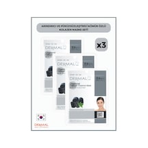 Dermal Arındırıcı ve Pürüzsüzleştirici Kömür Özlü Kolajen Maskesi 3 x 23 G