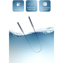 Dil Temizleme Aparatı/dil Sıyırıcı Kese + Stand Hediyeli Full 304 Surgical Stainless Steel