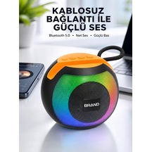 Hepsi Rgb Işıklı Taşınabilir Kablosuz Bluetooth Hoparlör Yeni Nesil Najmaddin
