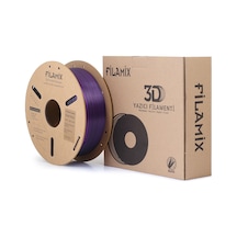Filamix Magic Silk Çift Renk Pla Filament Siyah-mor 1.75mm 1kg