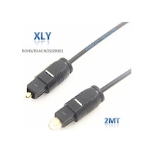 Toslink Fiber Optik Multimedya Ses Kablosu 2.2Mm 2 Metre Uzunluk