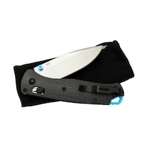 Bugout Carbon Fiber Sap D2 Çelik Kamp Çakısı Gri