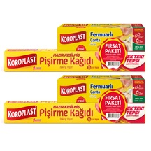 Koroplast Pişirme Kağıdı 16 Lı Fermuarlı Çanta Orta Boy 12 Li X 2