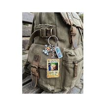 Owl Bag One Piece Wanted Serisi Roronoa Zoro Desenli Acrylic Anahtarlık Çanta Süsü Çok Renkli