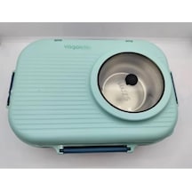 Vagonlife Bl70100 Çelik Hazneli Lunch Box Beslenme Kabı Mavi MAvi