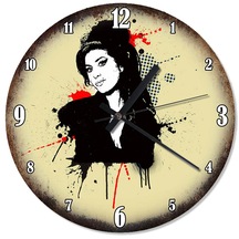 Amy Winehouse Baskılı Duvar Saati (210037516)