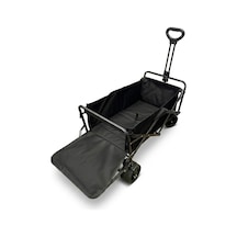 Yek Outdoor Extend Wagon Katlanabilir Kamp Ve Yük Arabası Siyah