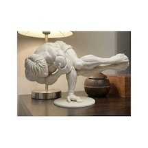 Baki Hanma Calisthenics Pozu Detaylı Anime Figürü Masaüstü Dekoratif Heykeli